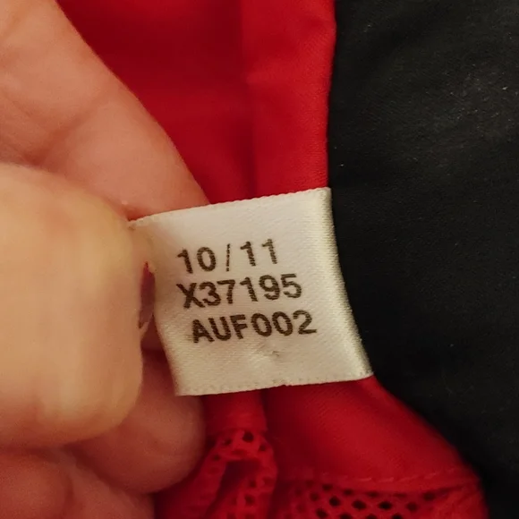 ADIDAS MENS DRIVE 2 WINDBREAKER FULL FRONT ZIP JACKET WITH STOWAWAY HOOD, RED M - Picture 12 of 14